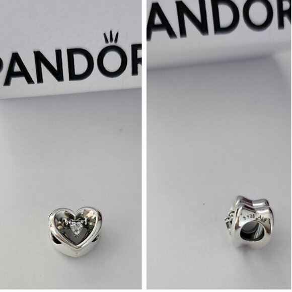 Pandora Jewelry - Brand NEW Pandora AUTH heart dangle charm